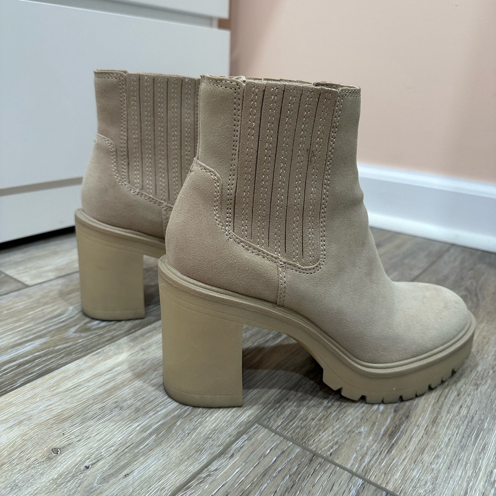 Dolce Vita | Caster H2O Booties in Dune Suede
